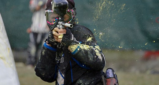 Pro Paintball is an intense game of capture the flag
