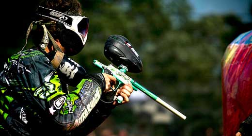 Pro Paintball player from Chicago Aftershock