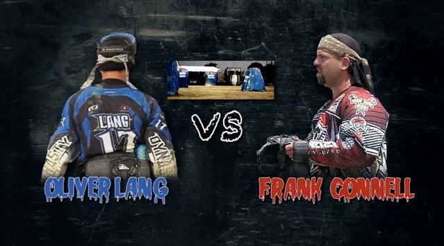 Frank connell vs Ollie Lang paintball face off