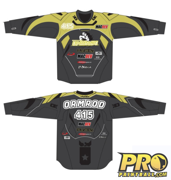 New Paintball Jersey for Portland Uprising
