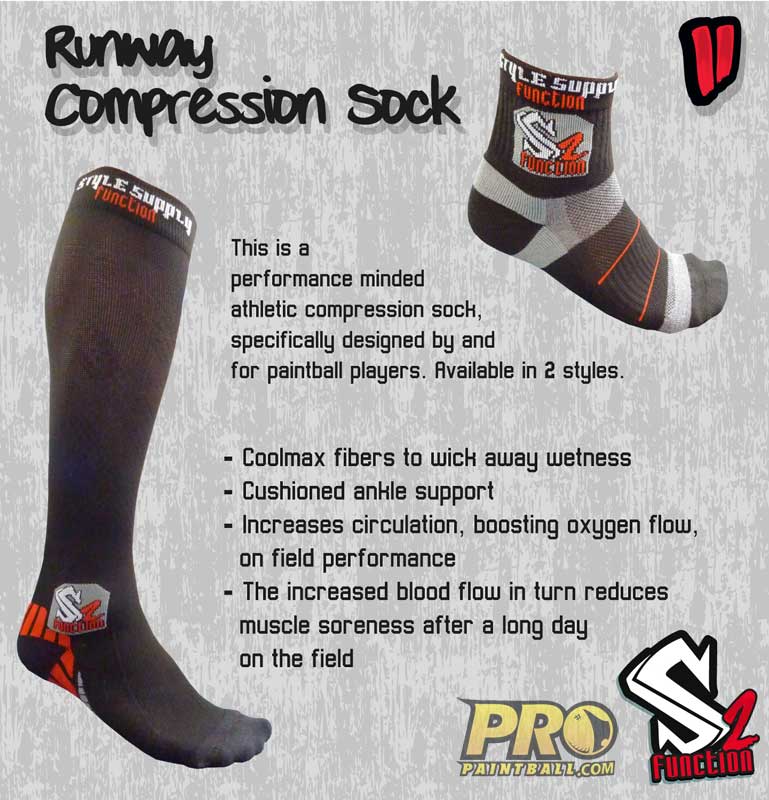 New Paintball Gear: S2 Compression Paintball Sock