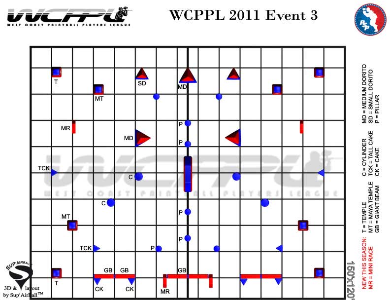 WCPPL Paintball Layout Event 3