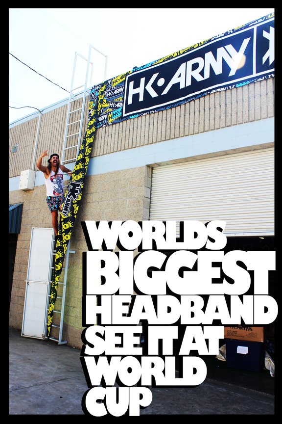 World's Biggest Paintball Headband