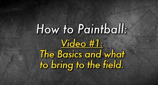 How to Paintball video guide series