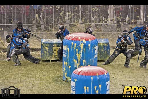 Pro Paintball team San Diego Dynasty breaking out
