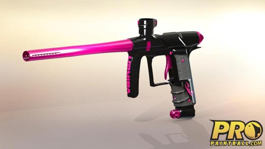 The Valken Proton paintball gun featured in Pink & Black