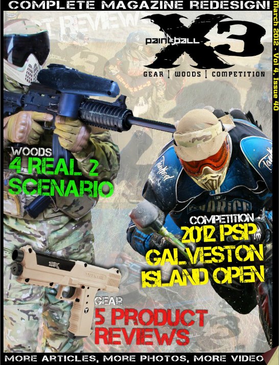 Paintball X3 Paintball Magazine - March Edition