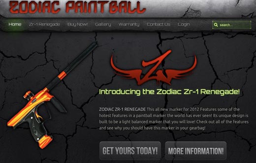 new paintball website zodiac