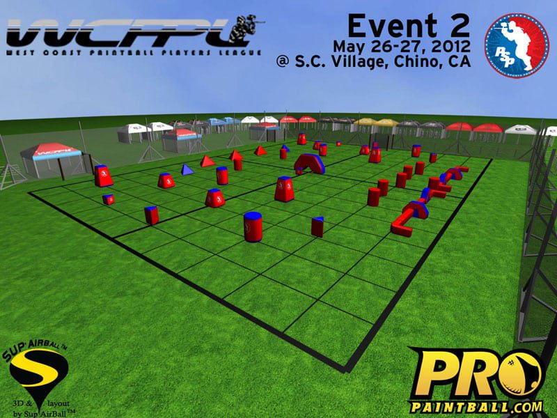 WCPPL Paintball Field Layouts – Event 2