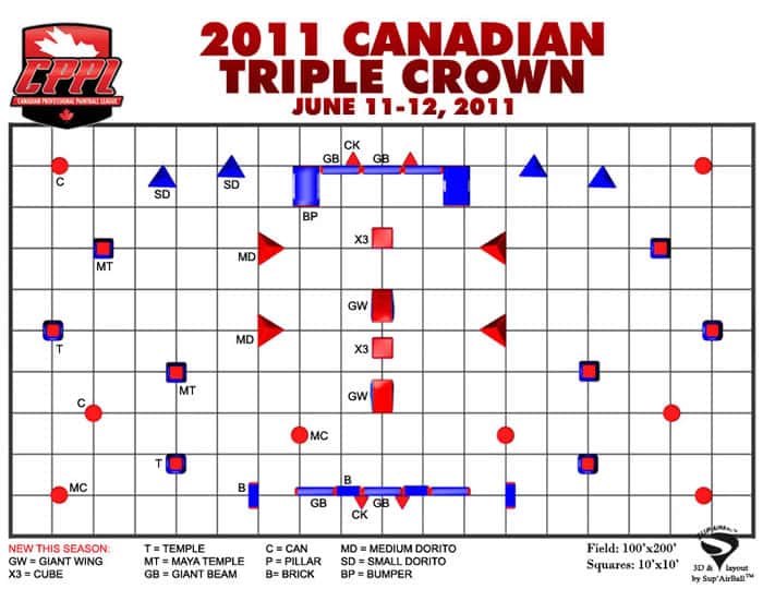 2011 Canadian Triple Crown Paintball Field Layout Released