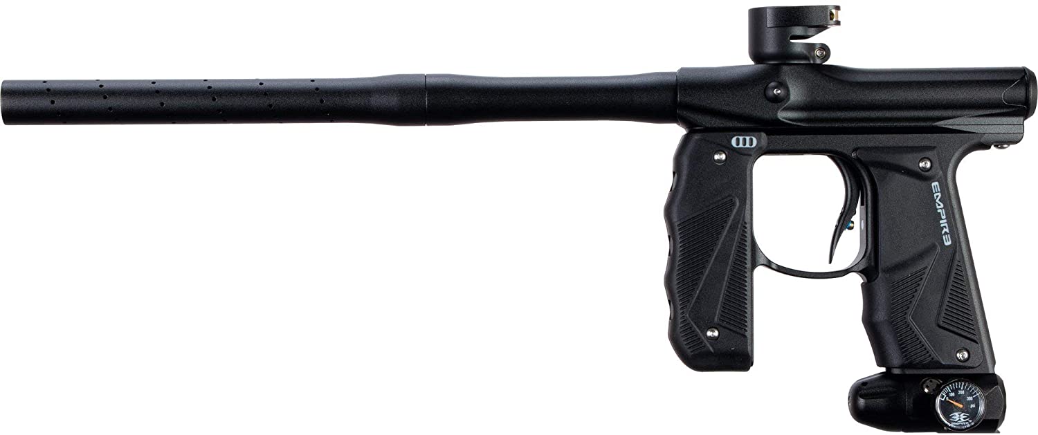  Empire Mini GS Paintball Gun - Dust Black 2-pc Barrel