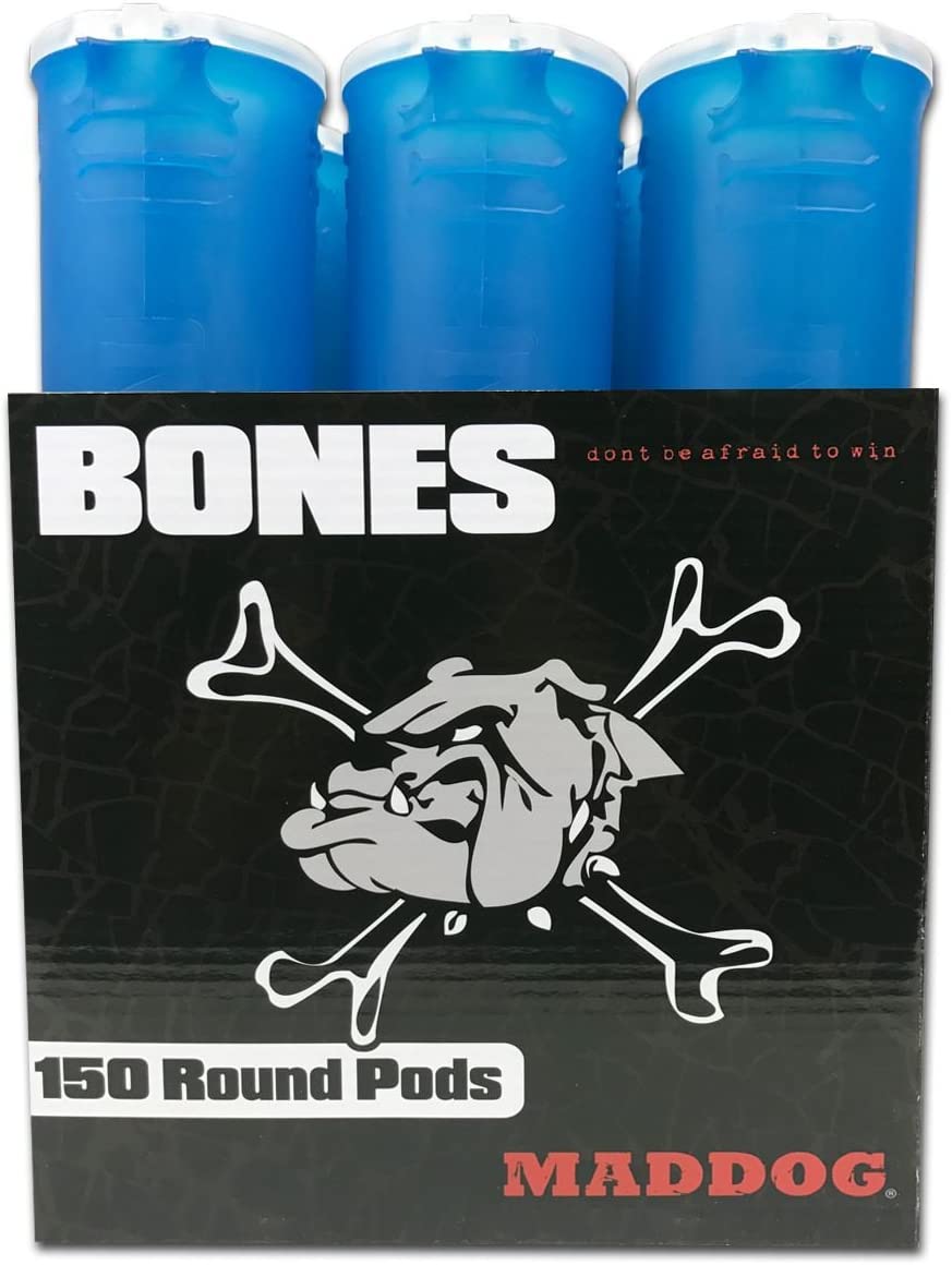Maddog 150 Round Bones Paintball Pods